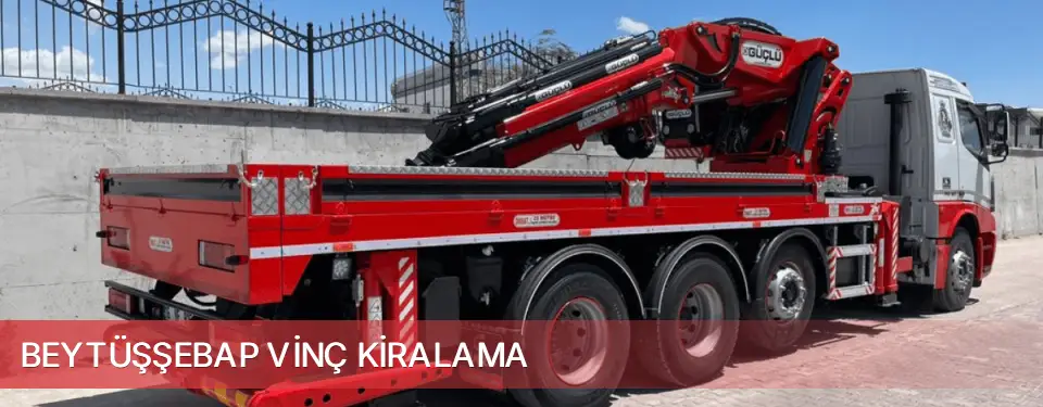 Beytüşşebap İlçemi Vinç Kiralama